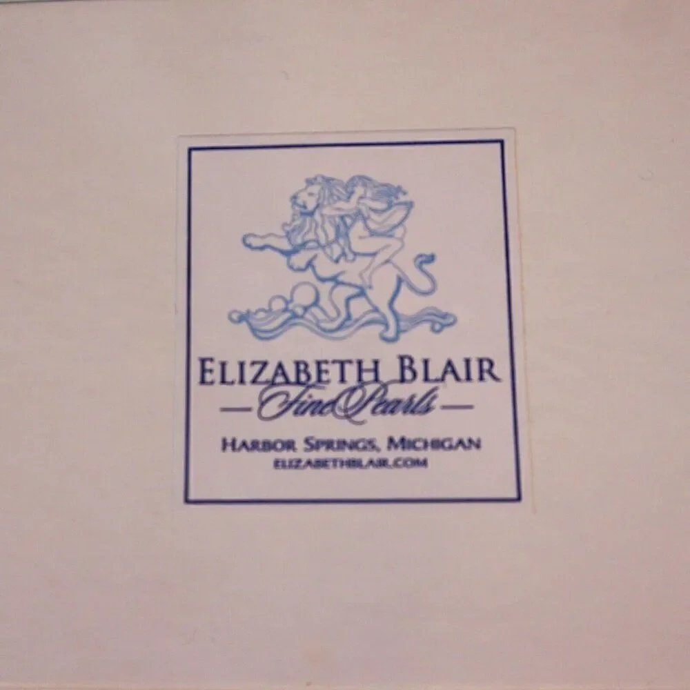 Elizabeth Blair Fine Pearls Empty Gift Box And Bow